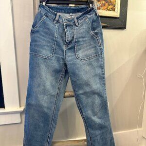 OAT New York High Rise Utility Straight Jeans – Women’s 28